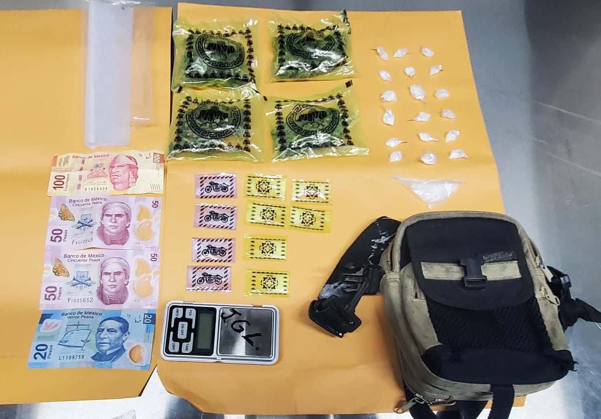 Una pareja fue detenida por elementos de la AEI durante un cateo en Guadalupe