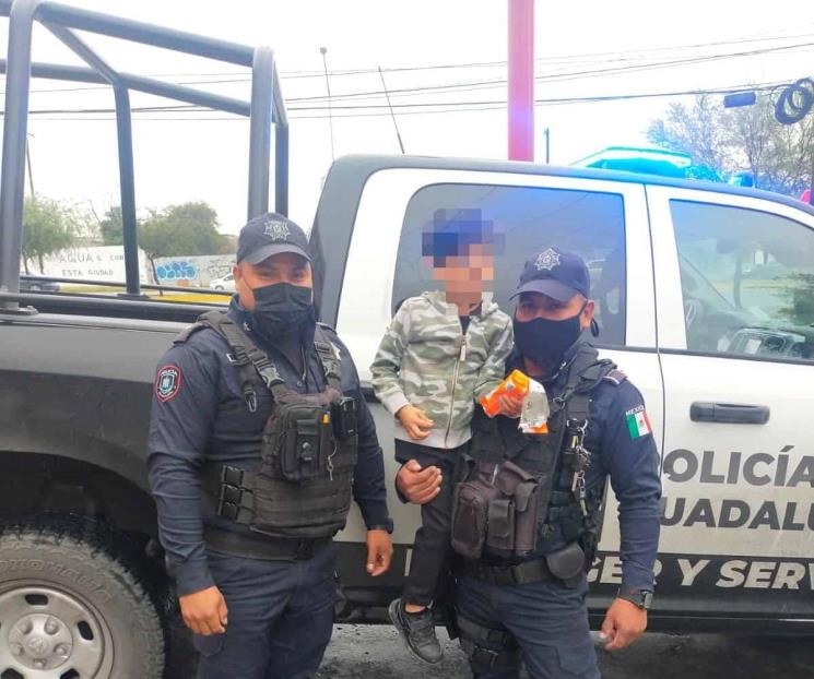 Rescatan a niño extraviado