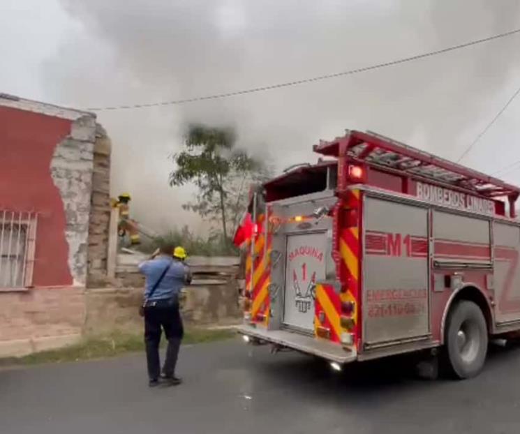 Arde vivienda centenaria