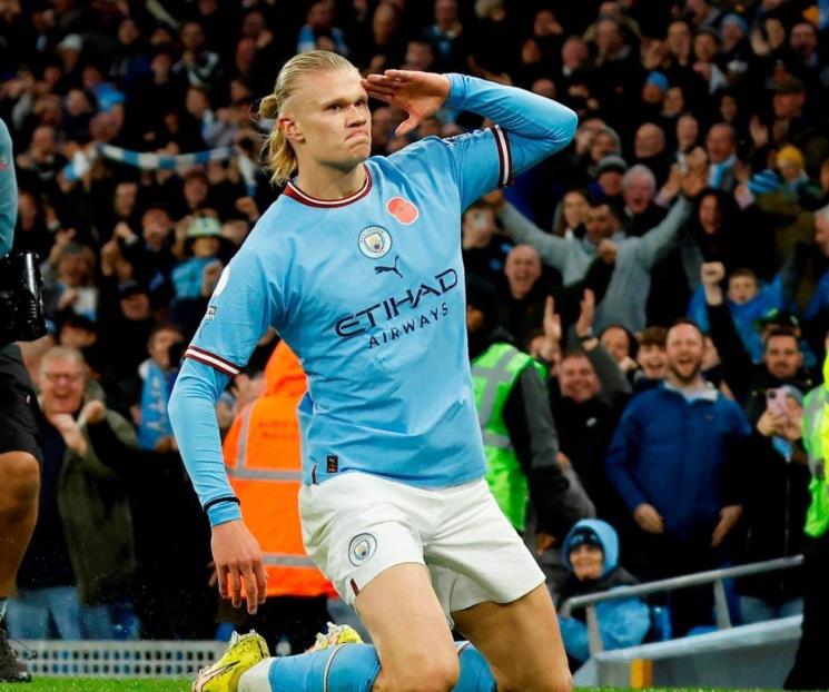 Da Haaland liderato provisional al City en Inglaterra