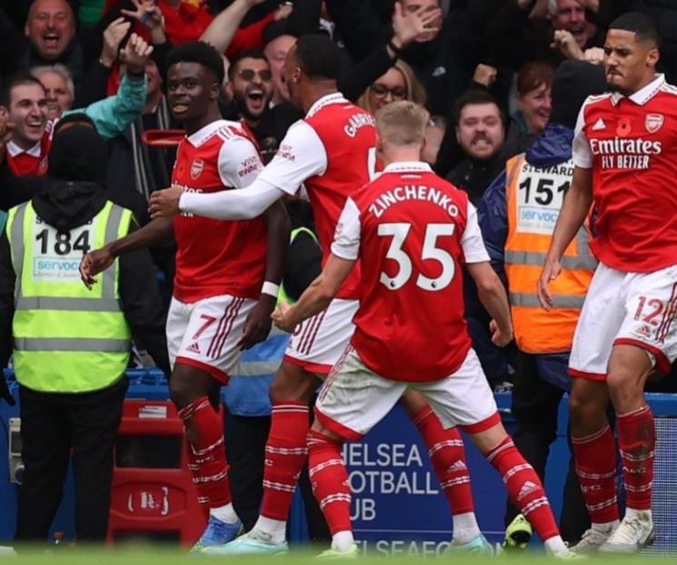 Vence Arsenal a Chelsea y siguen de líderes