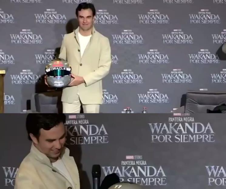 Difunde Checo Pérez casco especial para GP de Brasil