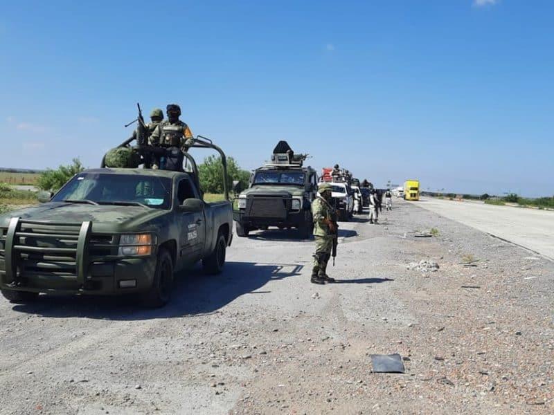 Desaparece convoy militar en Sinaloa
