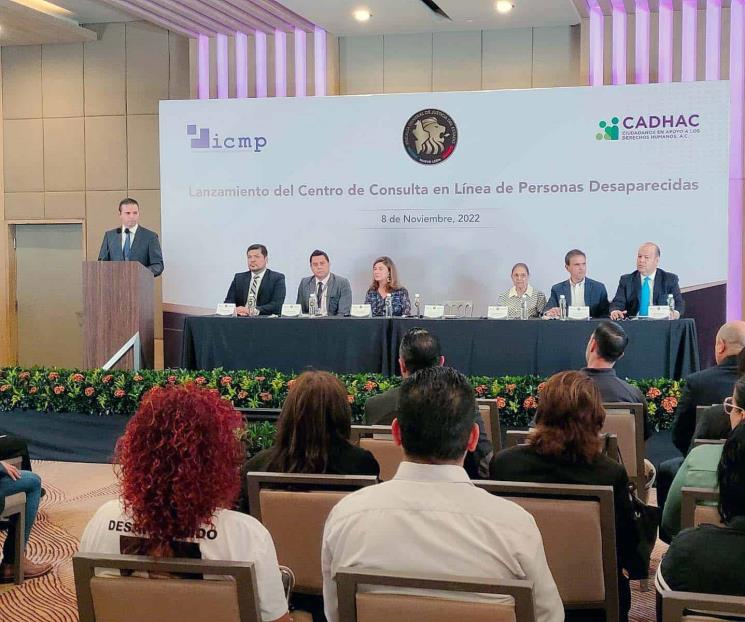 Lanzan Centro de Consulta para Personas Desaparecidas
