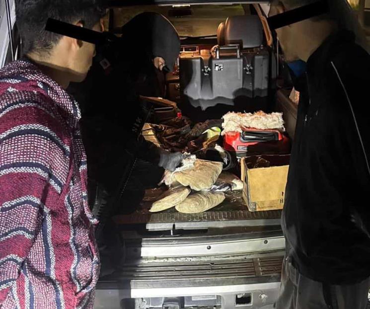Decomisan droga en Mina