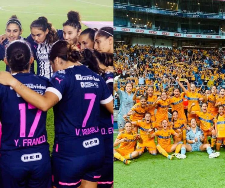 Dominan Rayadas y Tigres el top 10 de equipos femeninos