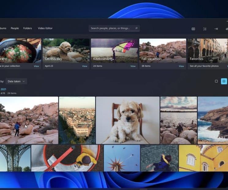 Aplicación de fotos de Windows 11 se integra con iCloud