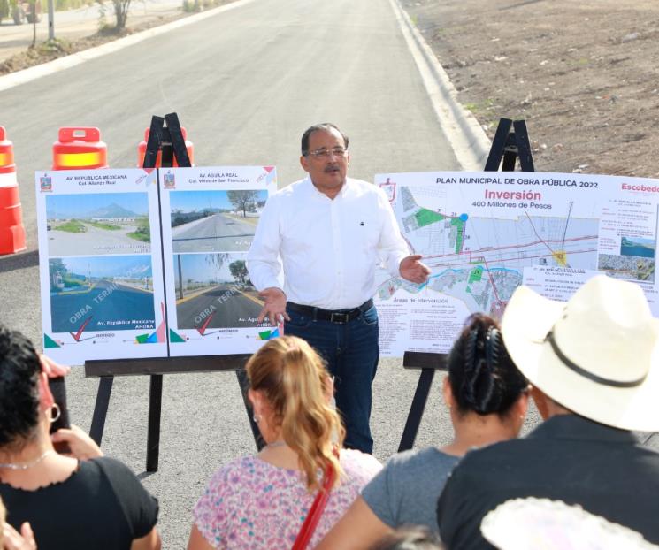 Entregan en Escobedo varias avenidas rehabilitadas