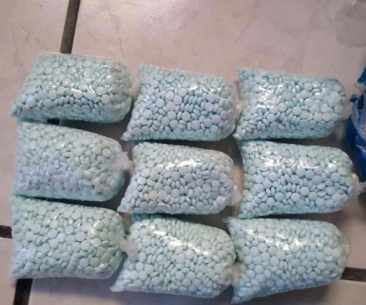 Aseguran 29 mil pastillas a base de fentanilo