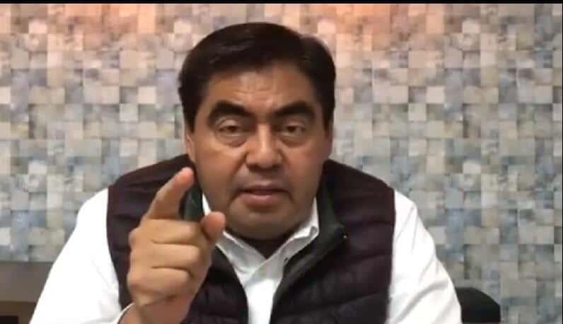Convoca Barbosa en Puebla a marcha en apoyo a la 4T