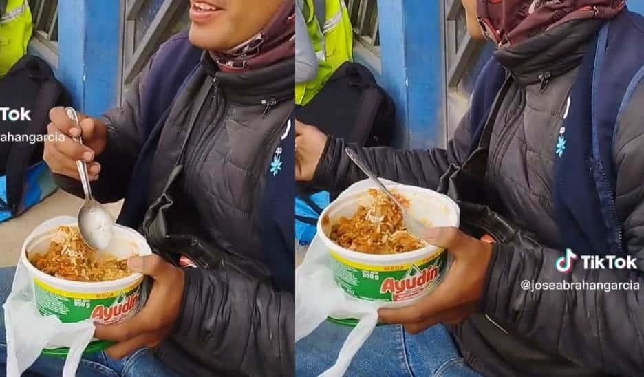 Lleva comida en bote de jabón de trastes y es viral