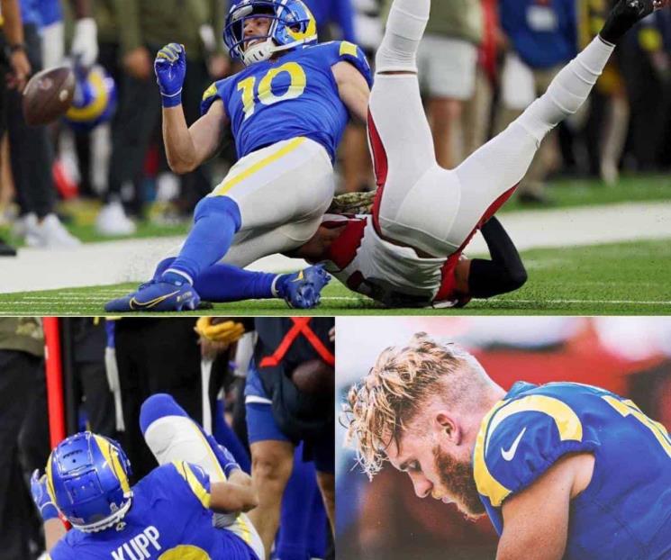 Dura baja en la NFL, se lesiona Kupp con Rams