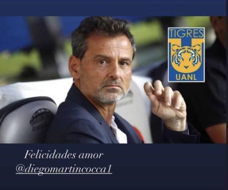 Esposa de Cocca lo confirma como nuevo DT de Tigres