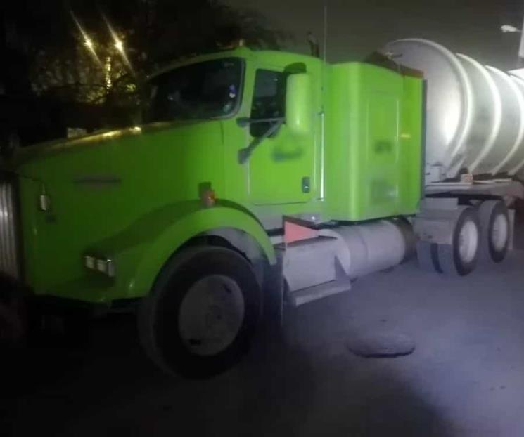 Recuperan combustible robado