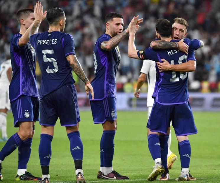 Golea Argentina a EAU previo a inicios de Qatar 2022