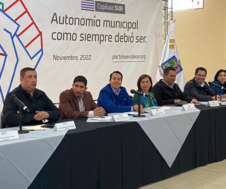 Se suman municipios del sur a Pacto NL