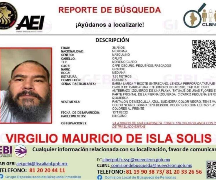 Buscan a regio que desapareció en Zacatecas Buscan a regio que desapareció en Zacatecas