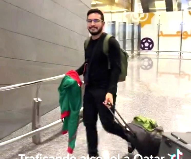 Mexicano mete alcohol de contrabando en Qatar