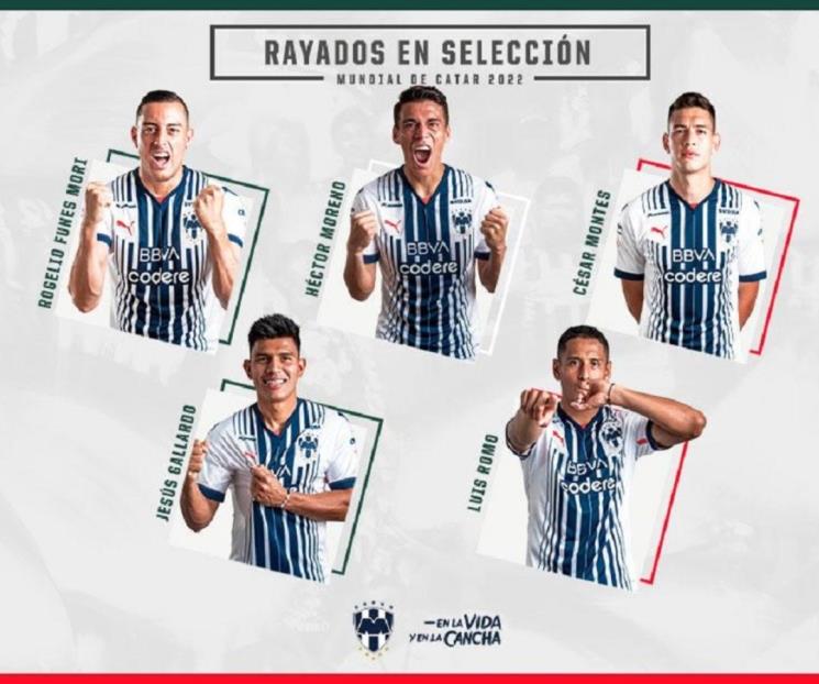 Destaca FIFA aporte de Rayados al Tri