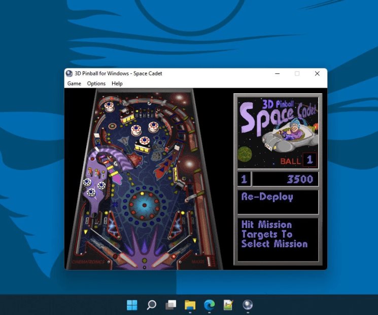 Puedes volver a jugar 3D Pinbal en Windows 11 y en la web