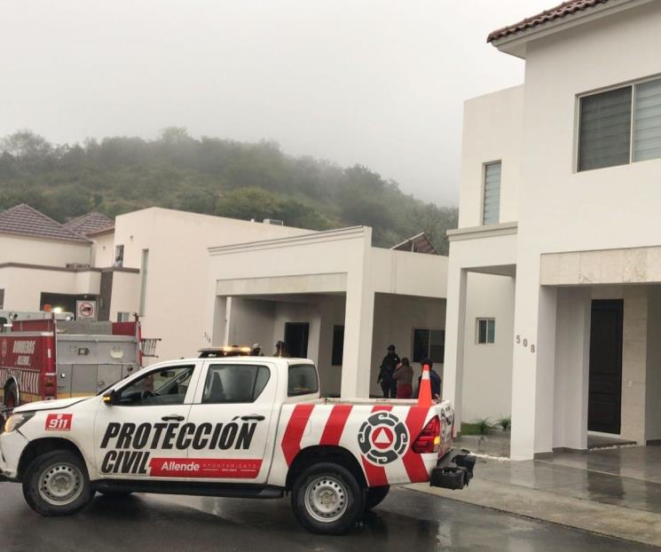 Evitan incendio en casa
