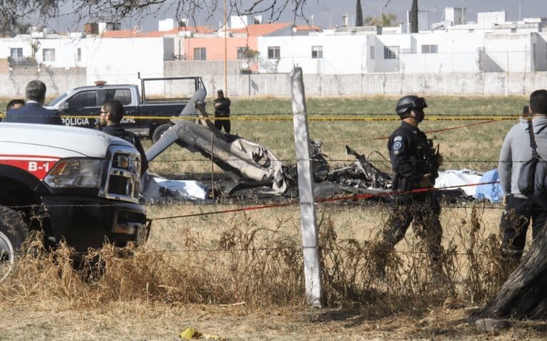 Objeto extraño podría haber ocasionado caída de helicóptero