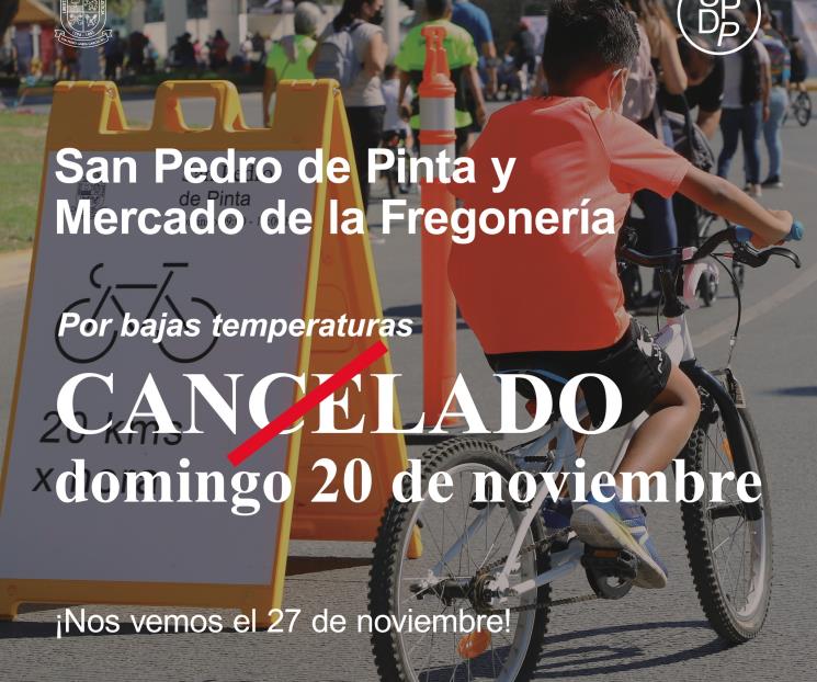 Suspenden San Pedro de Pinta y Mercado de la Fregonería