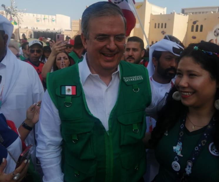 Ebrard reporta cero incidentes de mexicanos en Qatar