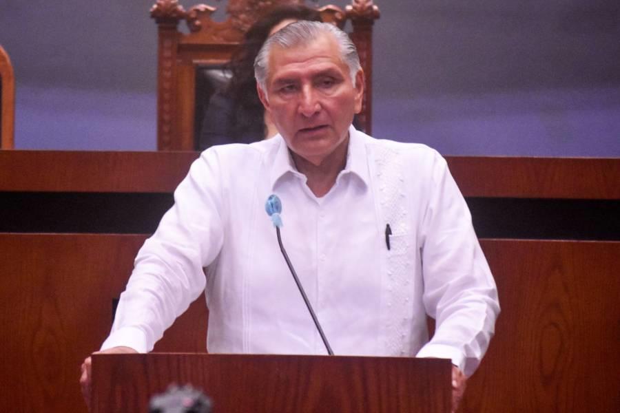 Marcha en defensa del INE fue una caricatura: Adán Augusto
