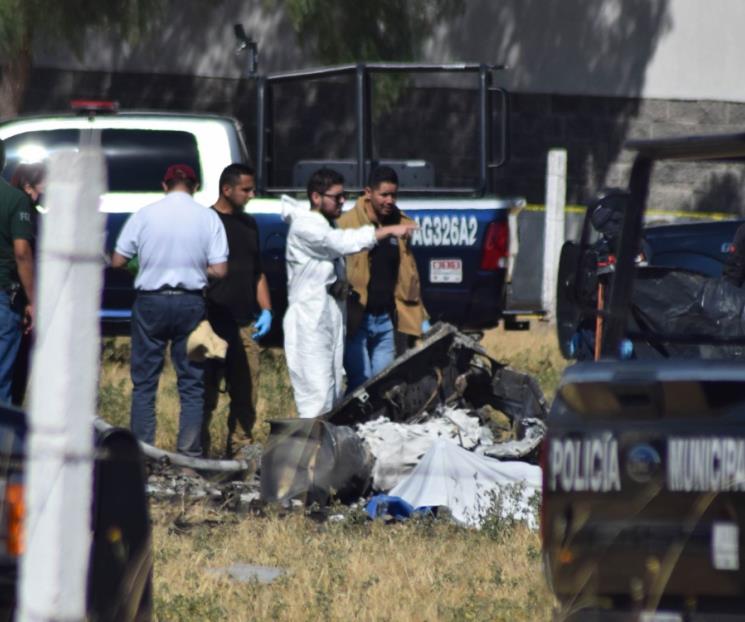 FGR investiga desplome de helicóptero en Aguascalientes FGR investiga desplome de helicóptero en Aguascalientes