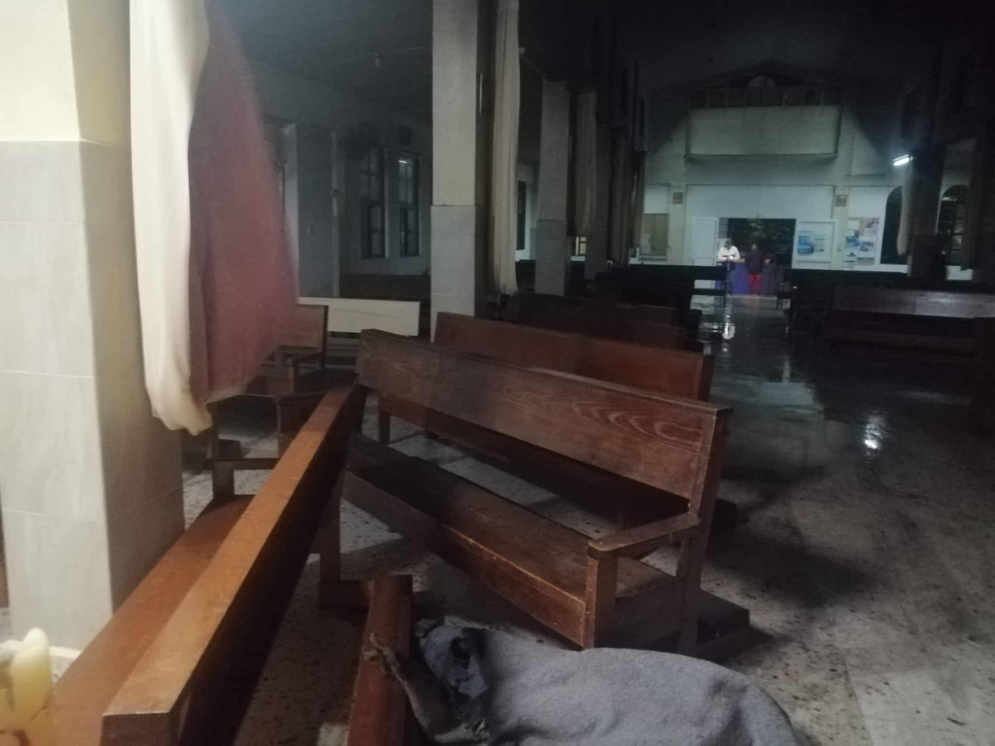 Buscan a los responsables del ataque a las instalaciones de la Parroquia Santa Isabel, ubicada en la colonia Villa Olímpica de Guadalupe