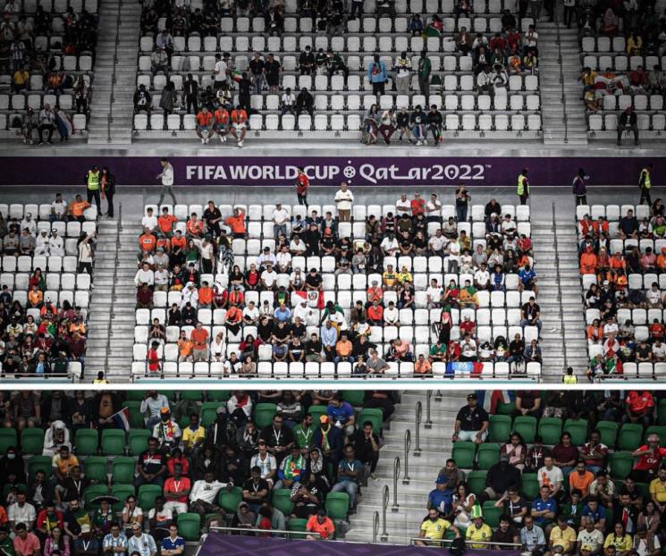 Siguen sin llenarse los estadios en la Copa del Mundo