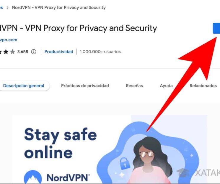 Cómo tener una VPN en un click en Google Chrome con NordVPN