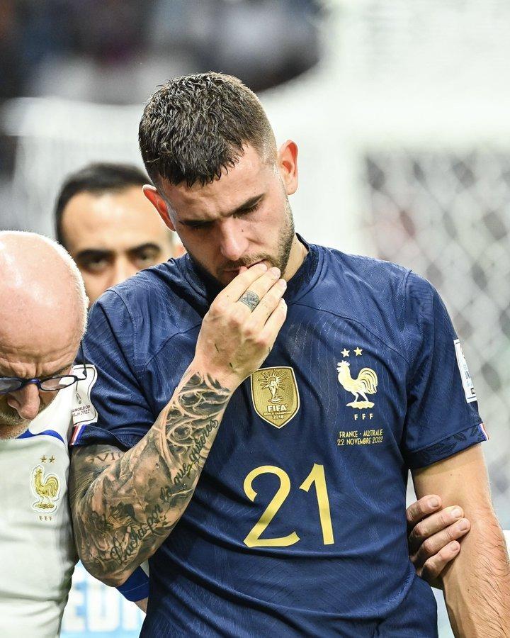 Pierde Francia a Lucas Hernández por lesión