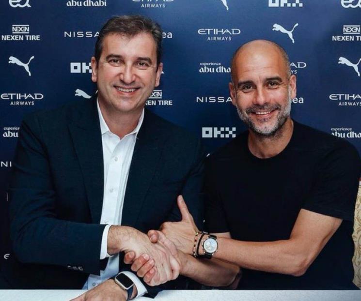 Confirma el City renovación de Guardiola hasta el 2025