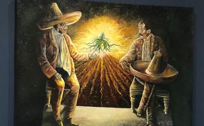 Artesanos retratan a Emiliano Zapata