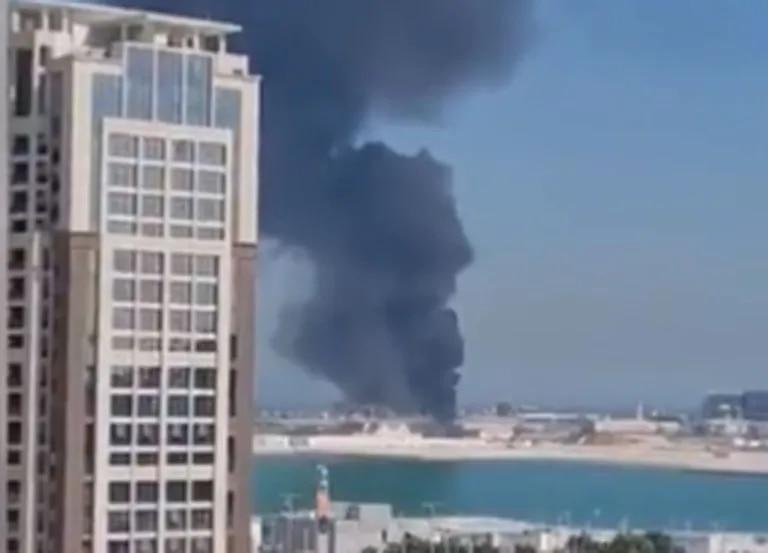 Incendio cerca del Lusail, estadio para el Tri vs Argentina