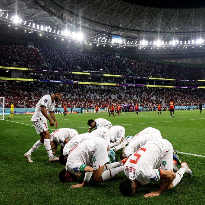 Otra sorpresa en el Mundial; Marruecos vence a Bélgica