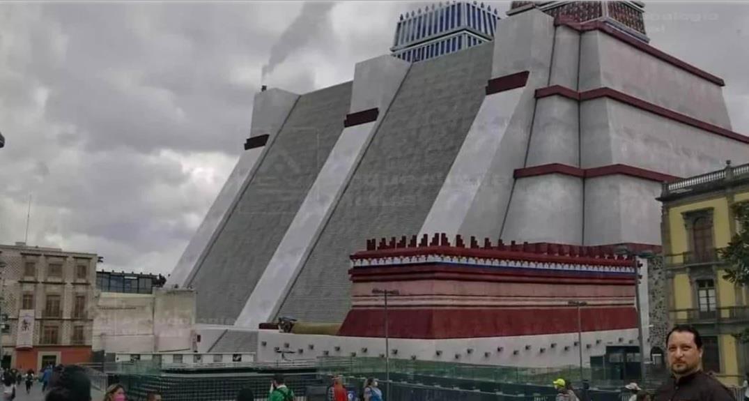 Difunden proyección del Templo Mayor de Tenochtitlan