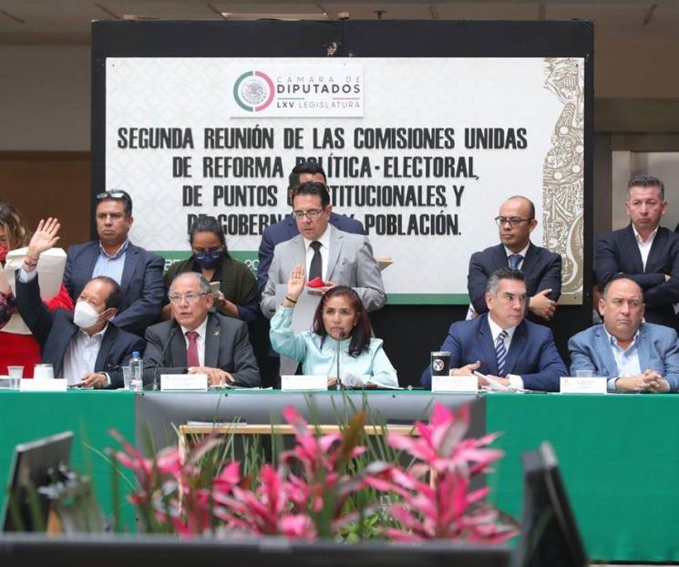 Reforma electoral avanza en comisiones