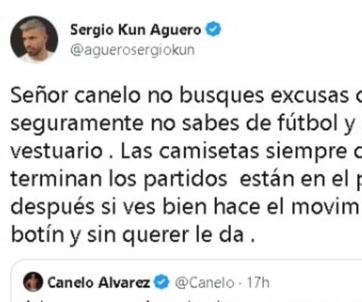 Responden Agüero y Fábregas al Canelo tras críticas a Messi