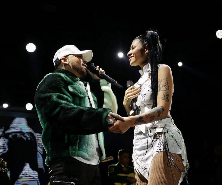 Nodal y Cazzu se presentan por primera vez en el escenario 