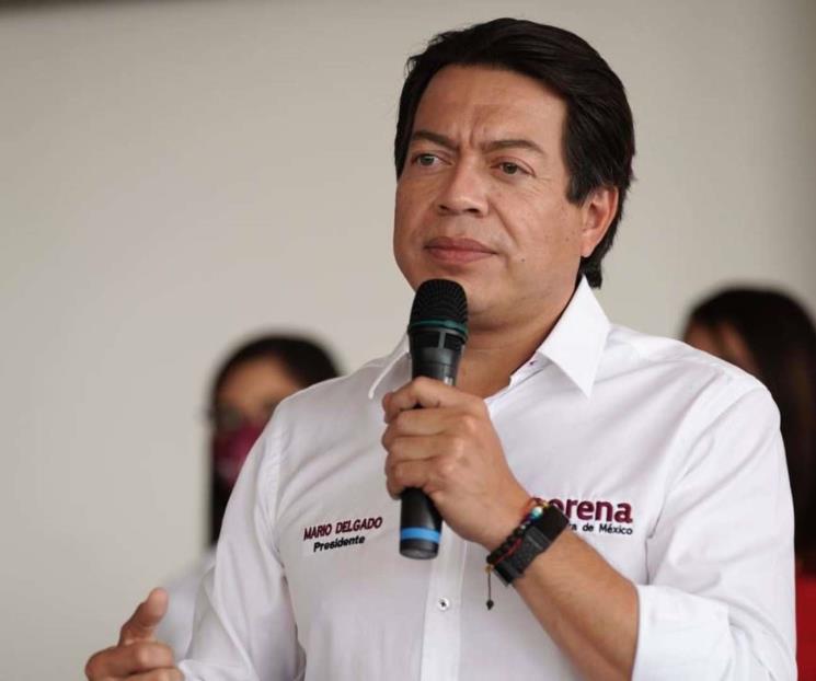 Mario Delgado rechaza financiamiento en marcha