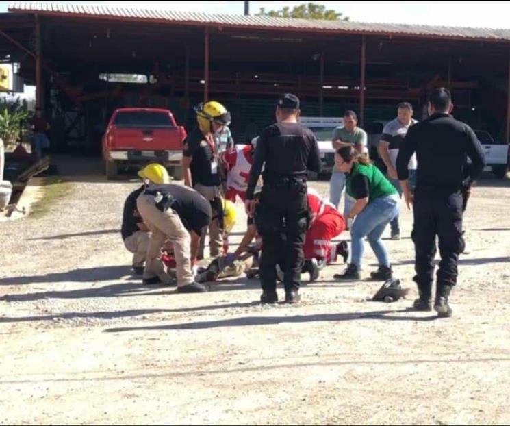 Sale motociclista herido en choque Sale motociclista herido en choque
