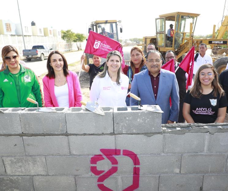 Colocan la primera piedra de la Sexta Etapa de Parque Lineal