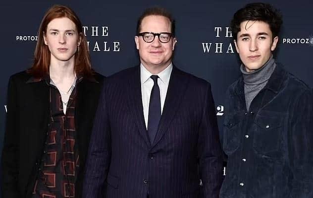 Acaparan reflectores los hijos de Brendan Fraser Acaparan reflectores los hijos de Brendan Fraser