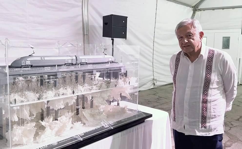 Proyecta AMLO inauguración de Tren Maya para el 2023