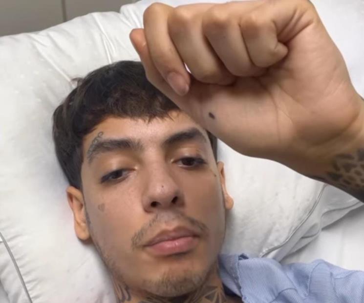 Natanael Cano llora tras sufrir aparatoso accidente