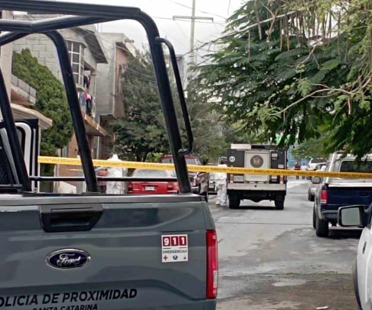 Matan a tiros a pareja en Santa Catarina Matan a tiros a pareja en Santa Catarina