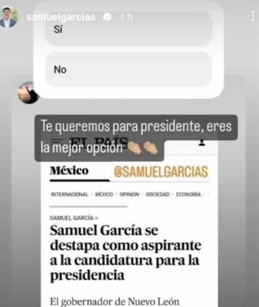 Dice Samuel ser la corcholata naranja